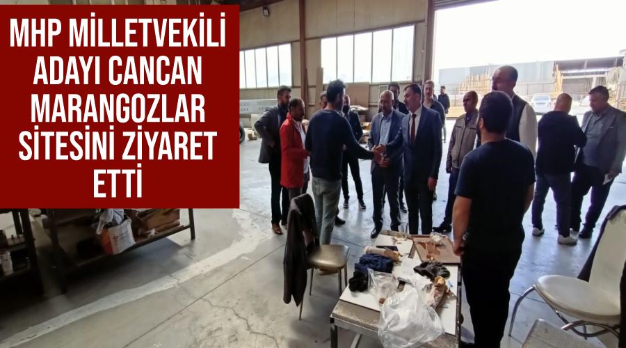 MHP Milletvekili adayı Cancan, marangozlar sitesini ziyaret etti