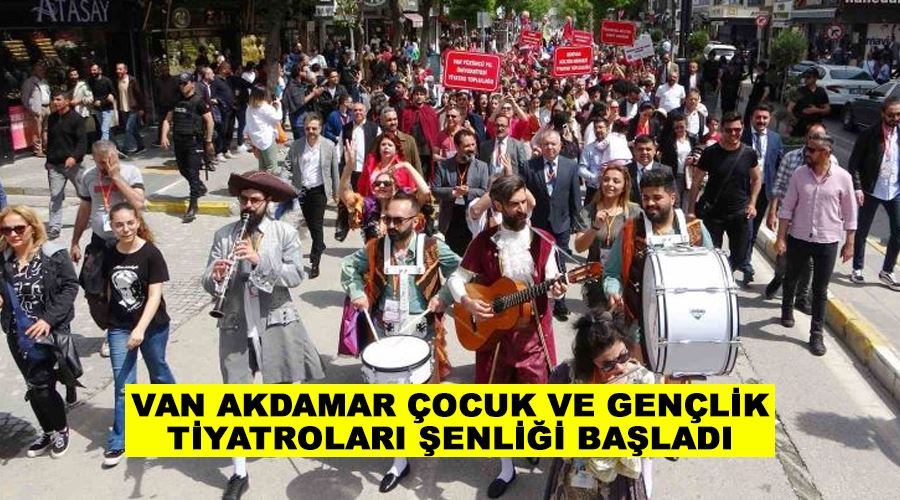 Van Akdamar Çocuk ve Gençlik Tiyatroları Şenliği başladı