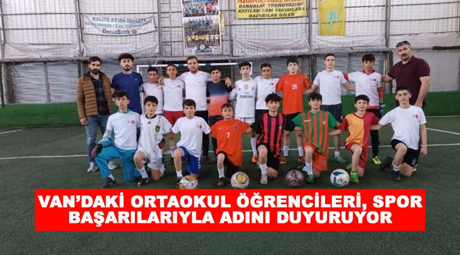 Van’daki ortaokul öğrencileri, spor başarılarıyla adını duyuruyor