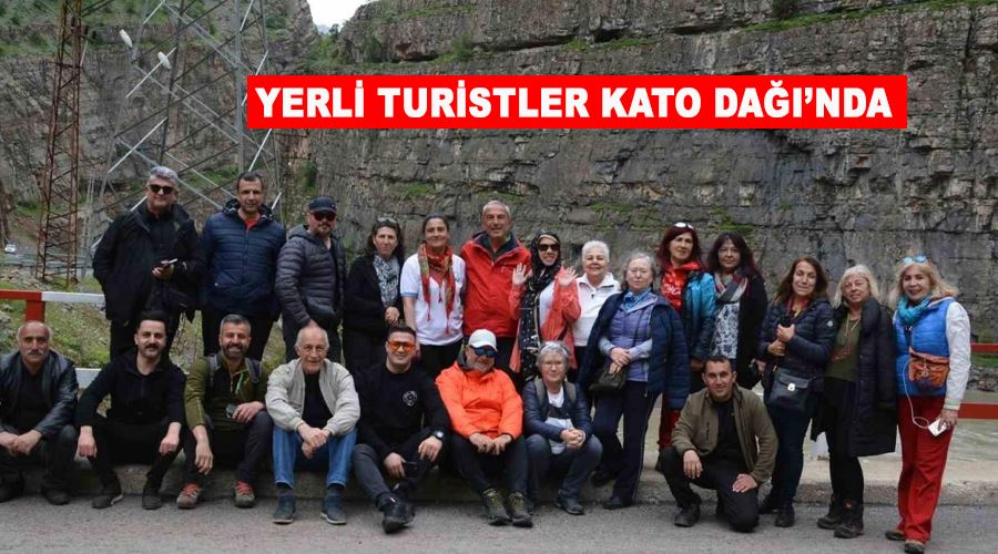 Yerli turistler Kato Dağı’nda