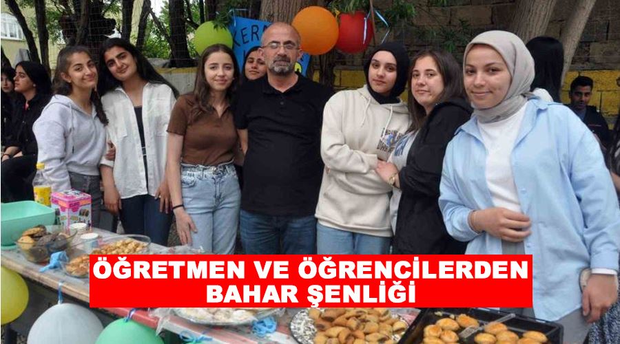 Öğretmen ve öğrencilerden bahar şenliği