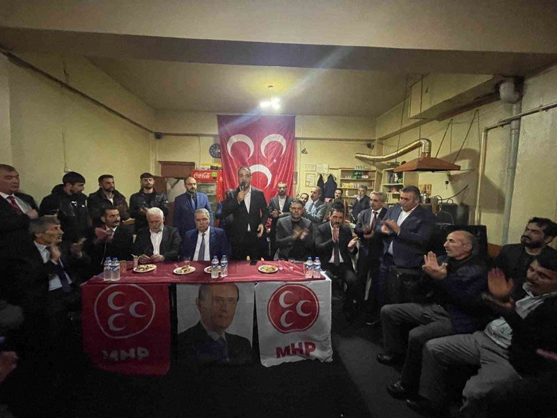 MHP Aşkale Seçim Koordinasyon Merkezi’nde coşkulu açılış
