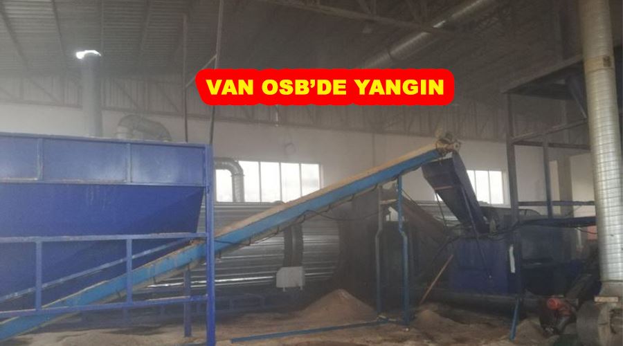 Van OSB’de yangın