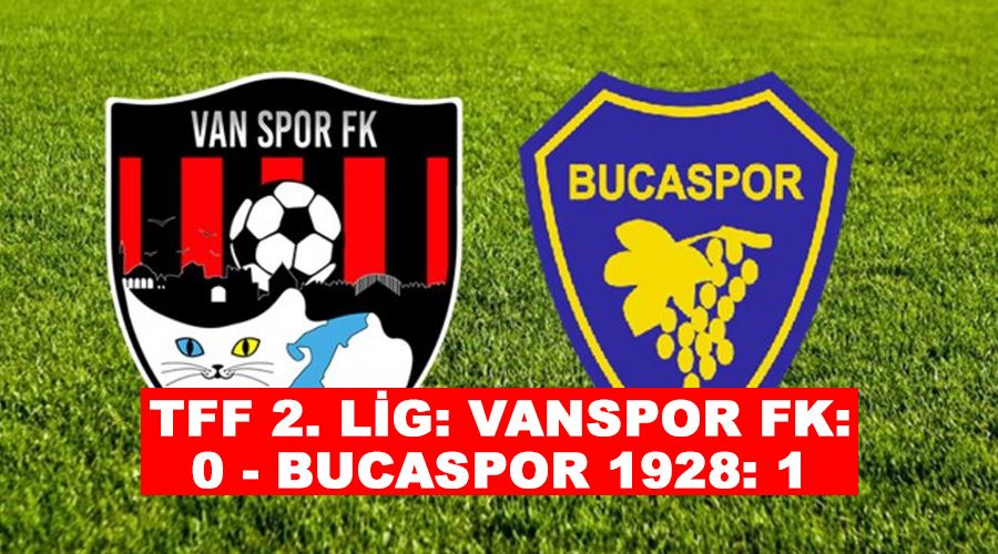 TFF 2. Lig: Vanspor FK: 0 - Bucaspor 1928: 1