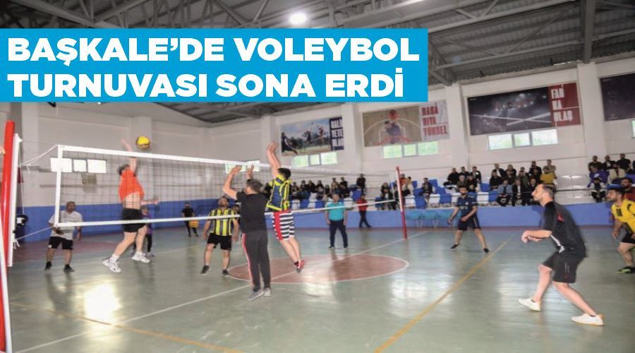 Başkale’de voleybol turnuvası sona erdi