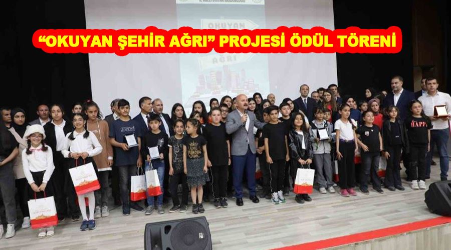 “Okuyan Şehir Ağrı” projesi ödül töreni