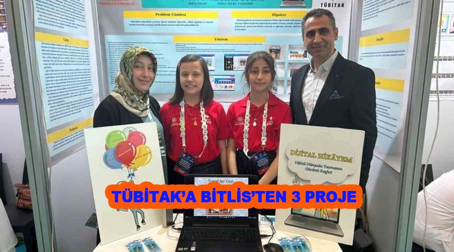 TÜBİTAK’a Bitlis’ten 3 proje