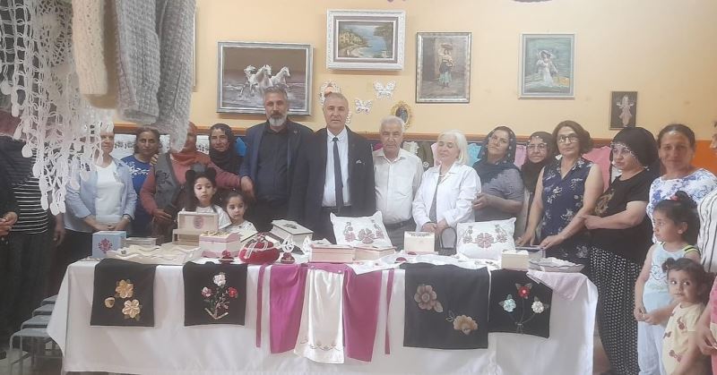 Elazığ’da kadınların el emekleri görücüye çıktı
