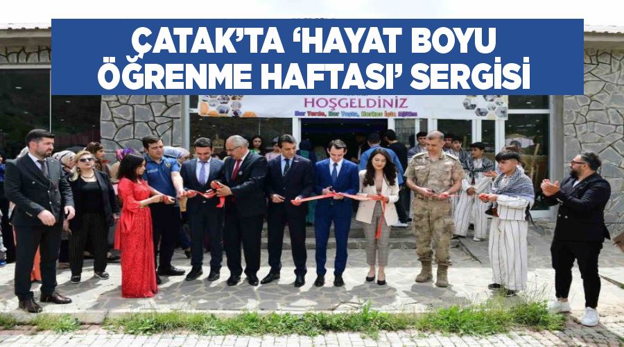 Çatak’ta ‘Hayat Boyu Öğrenme Haftası’ sergisi