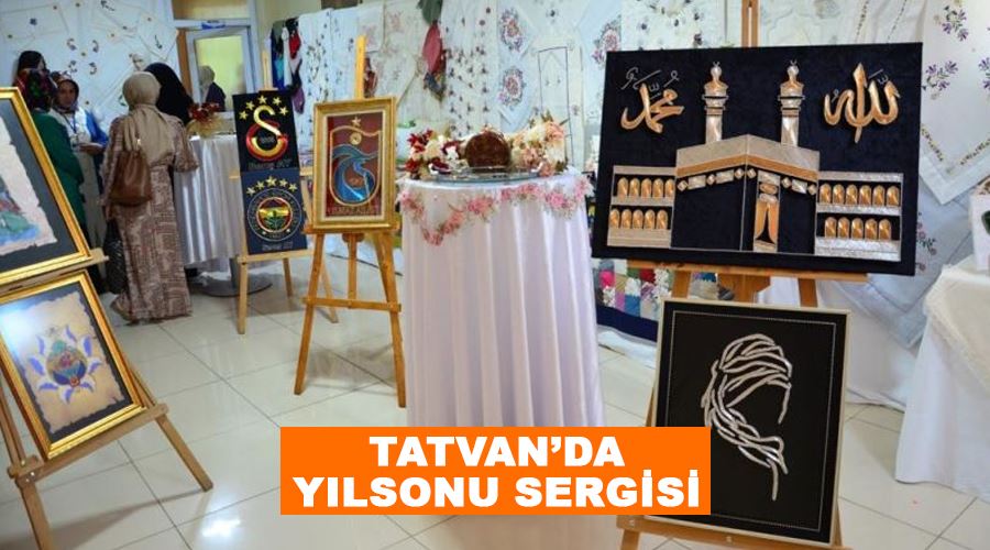 Tatvan’da yılsonu sergisi