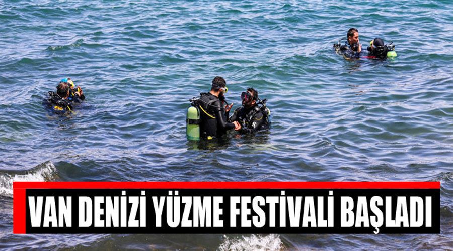 2. Van Denizi Yüzme Festivali başladı