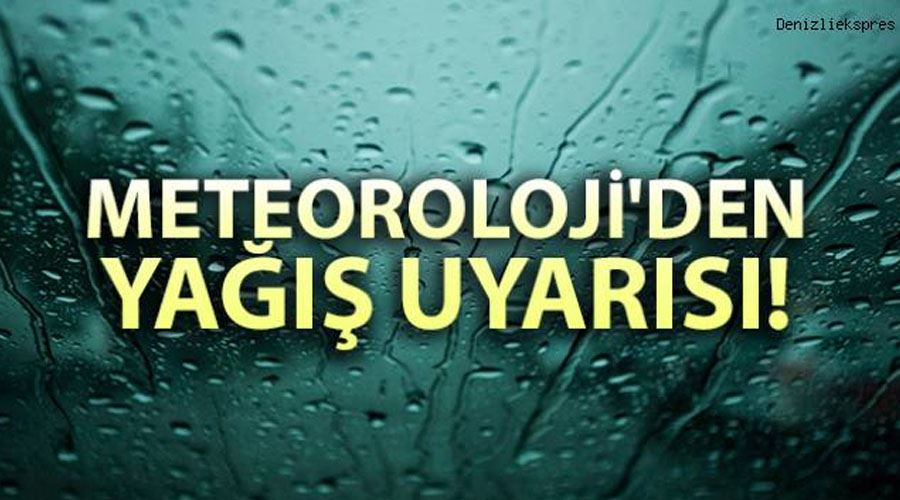 Meteorolojiden kuvvetli yağış uyarısı