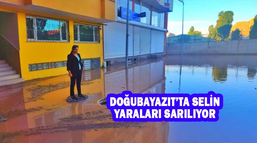 Doğubayazıt’ta selin yaraları sarılıyor