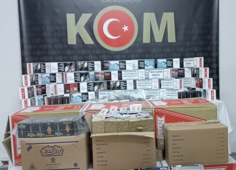 Malatya’da 110 bin kaçak makaron ele geçirildi
