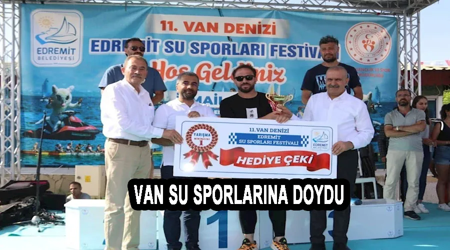 Van su sporlarına doydu