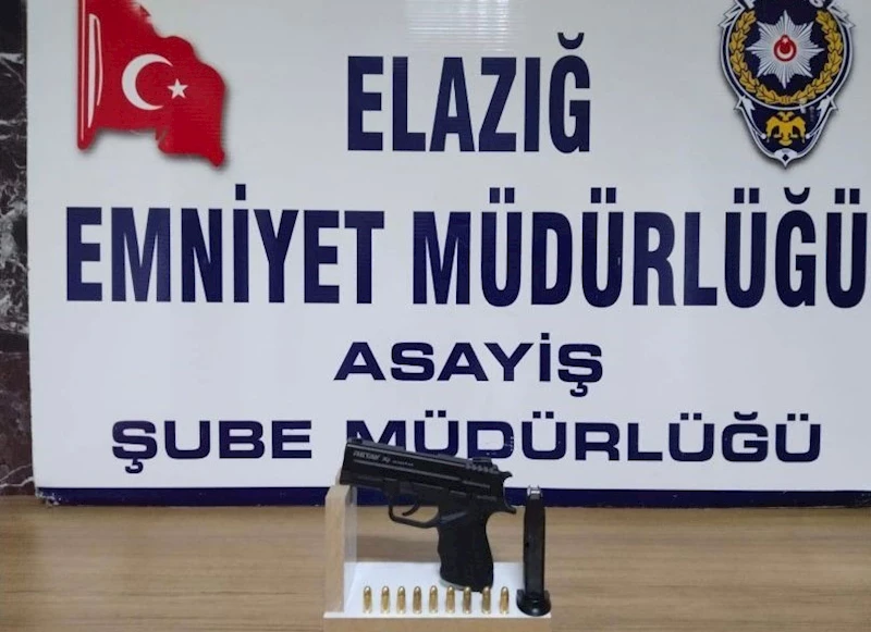 Elazığ’da 15 suç kaydı bulunan şüpheli yakalandı
