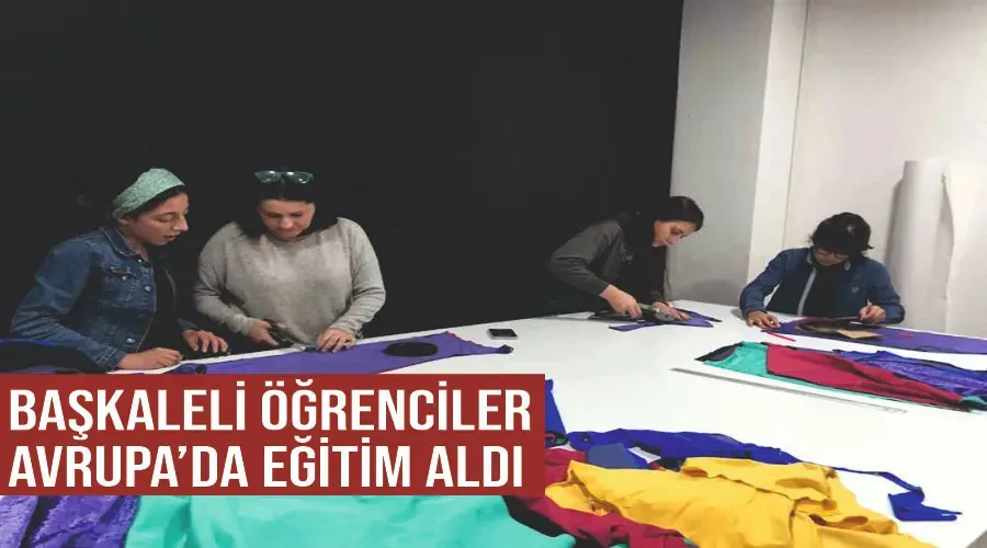 Başkaleli öğrenciler Avrupa’da eğitim aldı