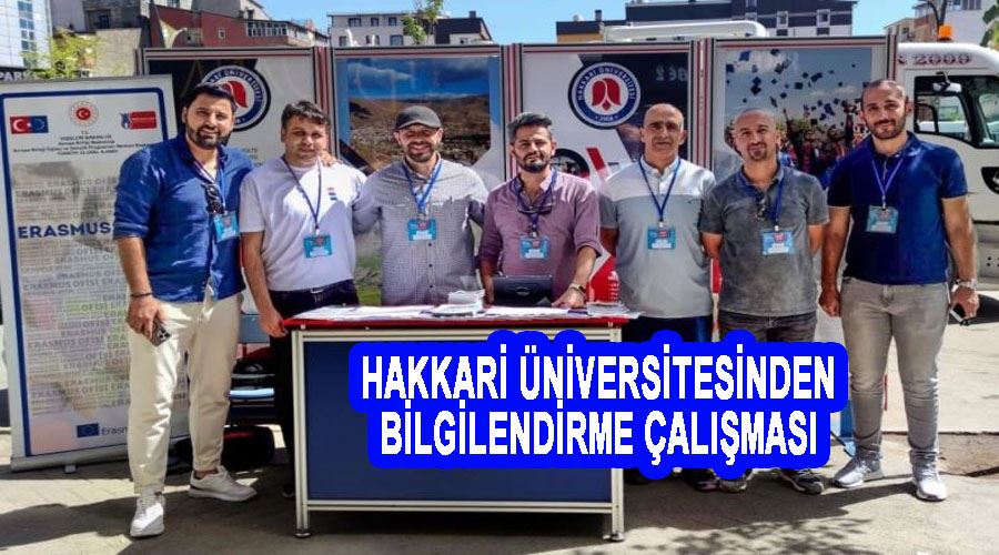 Hakkari Üniversitesinden bilgilendirme çalışması