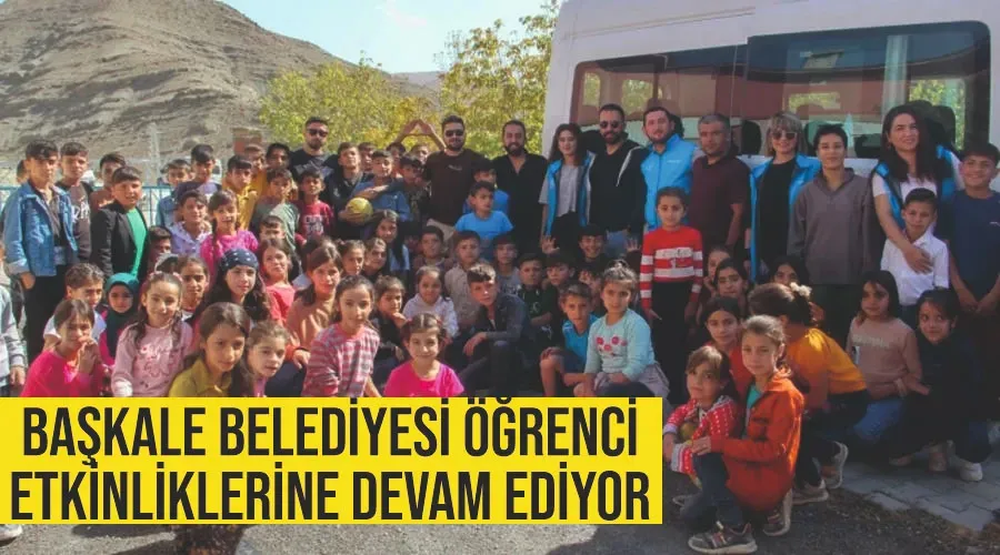 Başkale Belediyesi öğrenci etkinliklerine devam ediyor