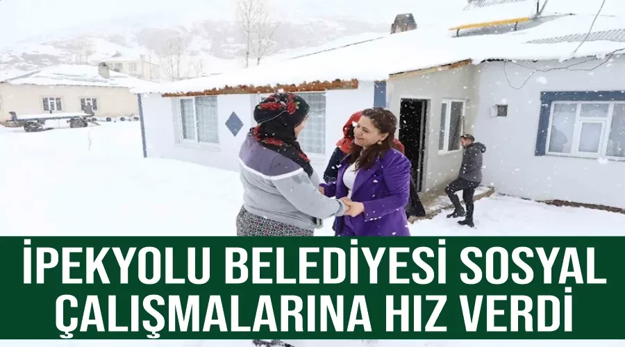 İpekyolu Belediyesi sosyal çalışmalarına hız verdi