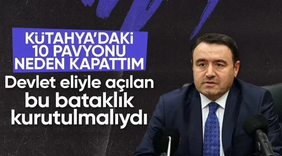 Kütahya Valisi Işın: Pavyonları boşuna kapatmadık