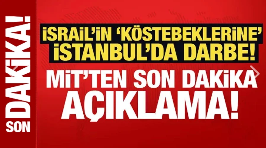 Son Dakika... İsrail