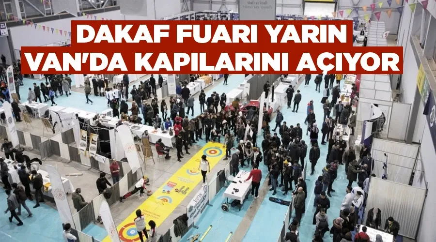 DAKAF Fuarı yarın Van