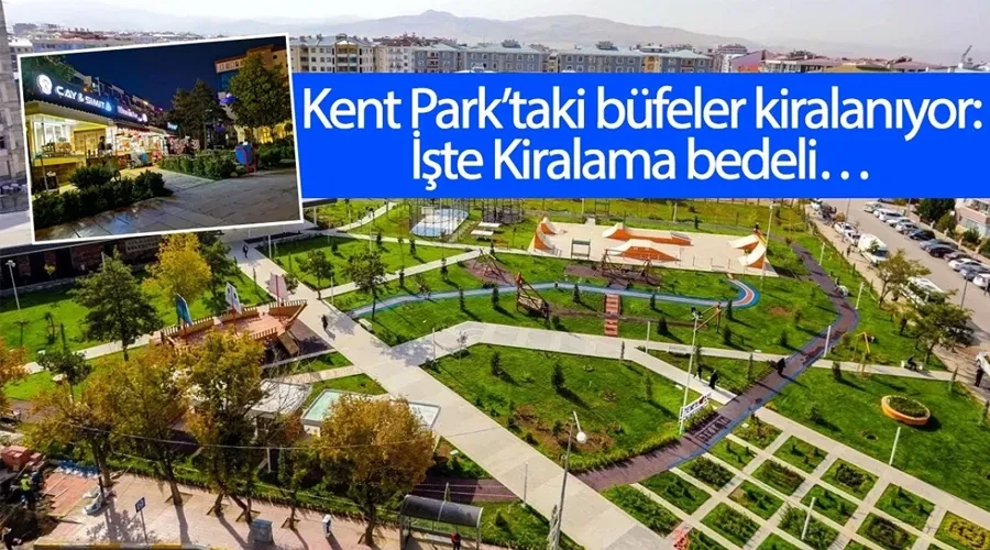 İpekyolu Kent Park’taki büfeler kiralanıyor: İşte Kiralama bedeli…