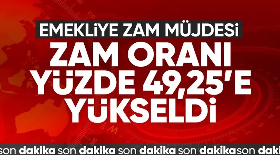 SSK ve Bağ-Kur emeklilerine müjde! Maaş artış oranı yüzde 49,25