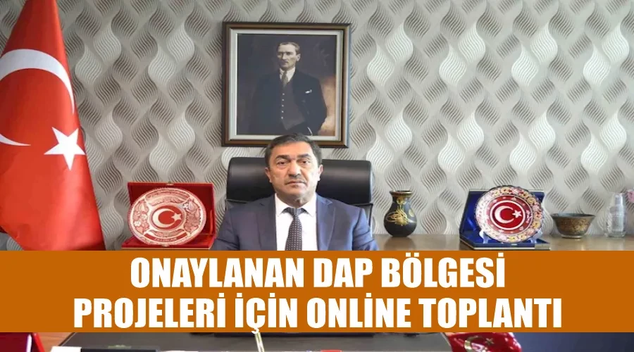 Onaylanan DAP bölgesi projeleri için online toplantı