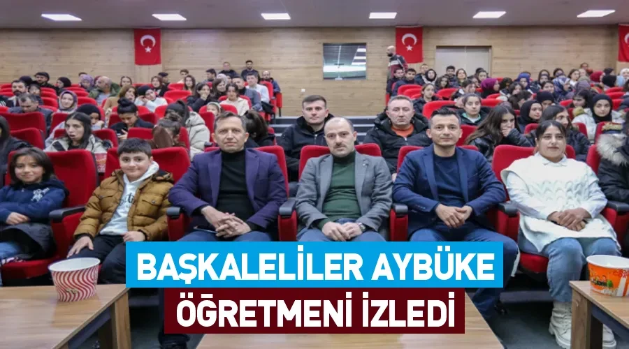 Başkaleliler Aybüke Öğretmeni izledi