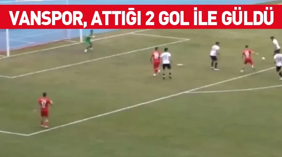 Vanspor, attığı 2 gol ile güldü