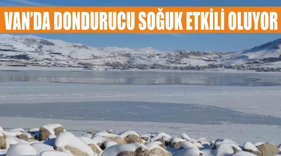 Van’da dondurucu soğuk etkili oluyor