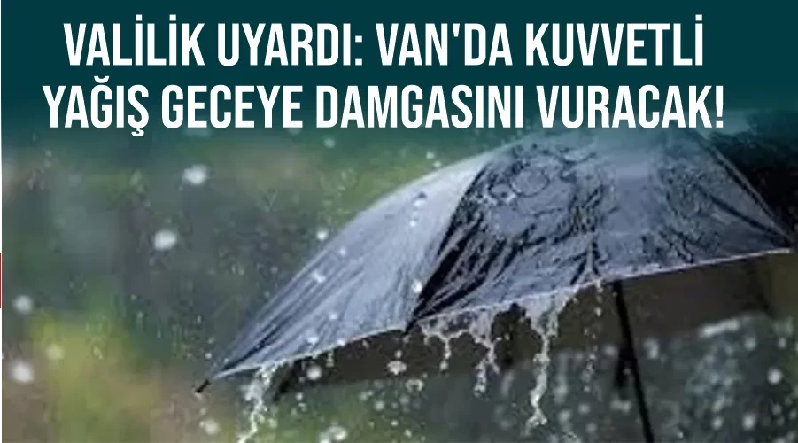 Valilik Uyardı: Van