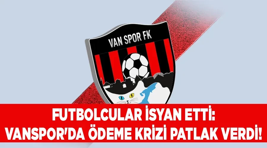 Futbolcular İsyan Etti: Vanspor