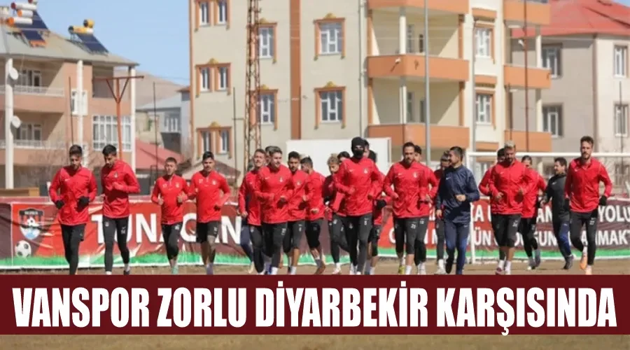  Vanspor zorlu Diyarbekir karşısında