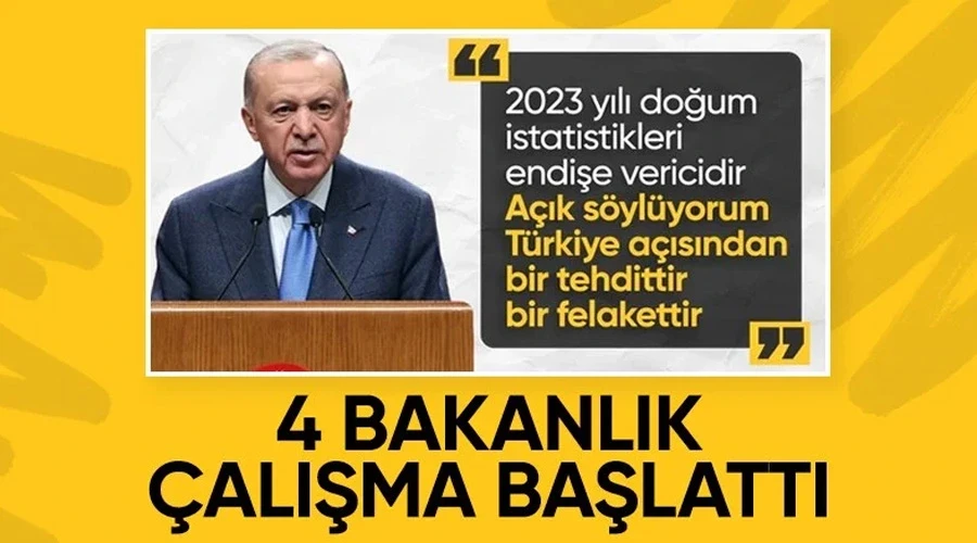  Doğurganlığa teşvik hazırlığı: 4 bakanlık çalışma başlattı