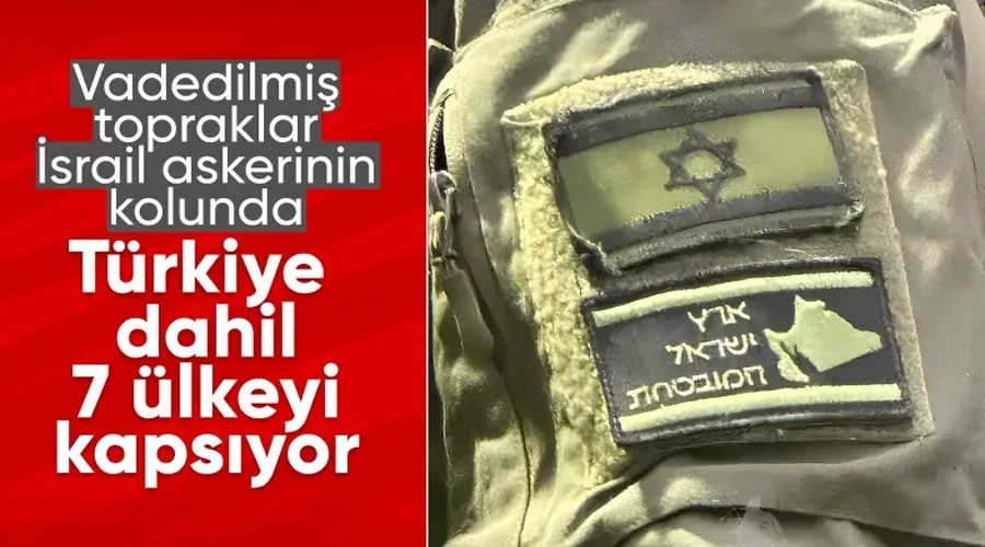 İsrail askerinin kolundaki harita skandal yarattı: Türkiye dahil 7 ülkeyi kapsıyor