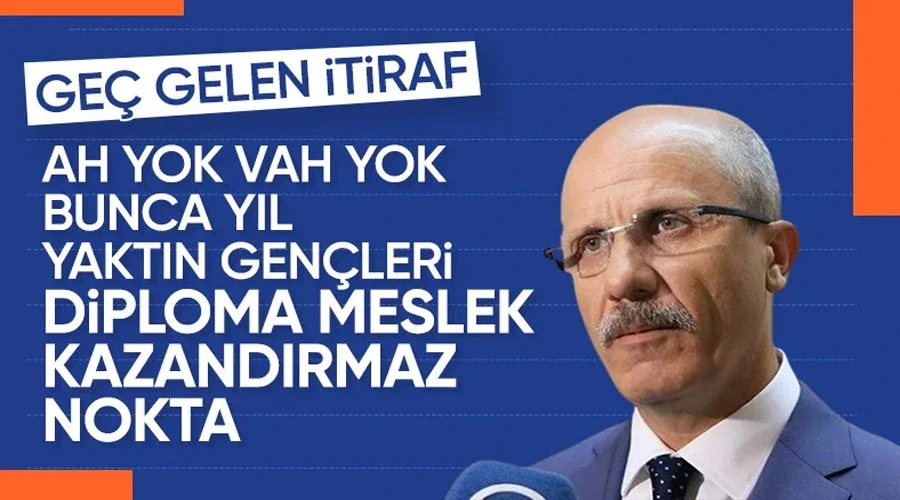 YÖK Başkanı Erol Özvar: Diploma doğrudan bir meslek kazandırmaz