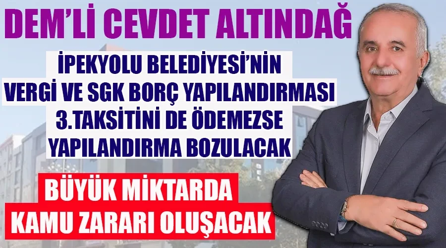 DEM’li Altındağ İpekyolu Belediyesi