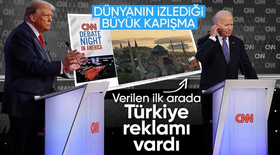 Biden ve Trump karşılaşmasında Türkiye reklamları dikkat çekti