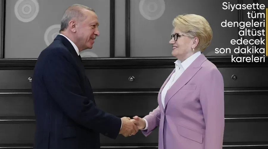 Cumhurbaşkanı Erdoğan ve Meral Akşener görüşmesi sona erdi