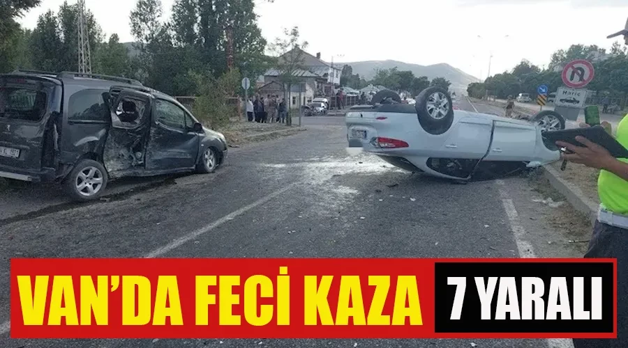 Van’da trafik kazası: 7 yaralı