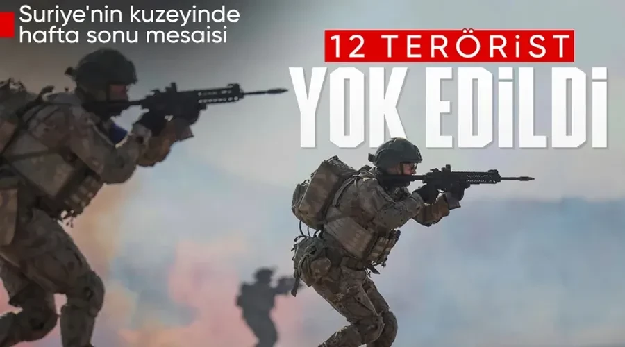 12 PKK/YPG’li terörist etkisiz hale getirildi