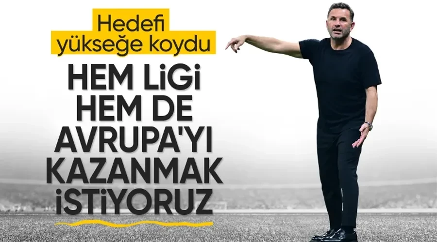 Galatasaray Teknik Direktörü Okan Buruk Rüzgarı: Lig ve Avrupa Kupalarında Zirve Yolunda İddialıyız!