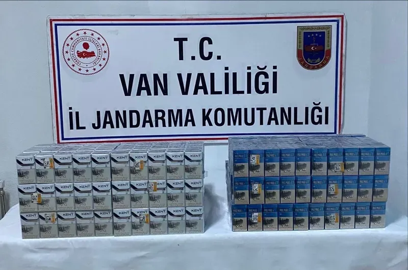 Van’da gümrük kaçağı sigara ve malzeme ele geçirildi
