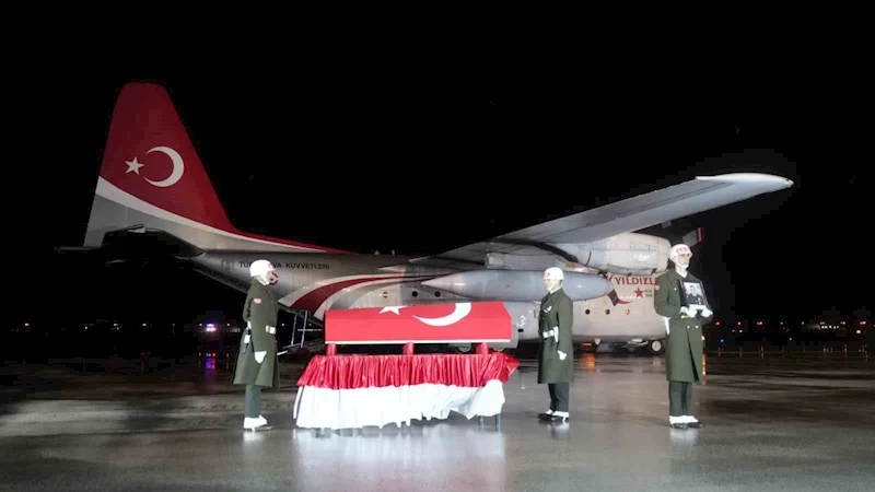 Şehidin naaşı memleketi Erzurum’a getirildi