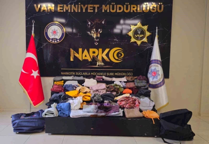 Van’da 48 kilo uyuşturucu ele geçirildi