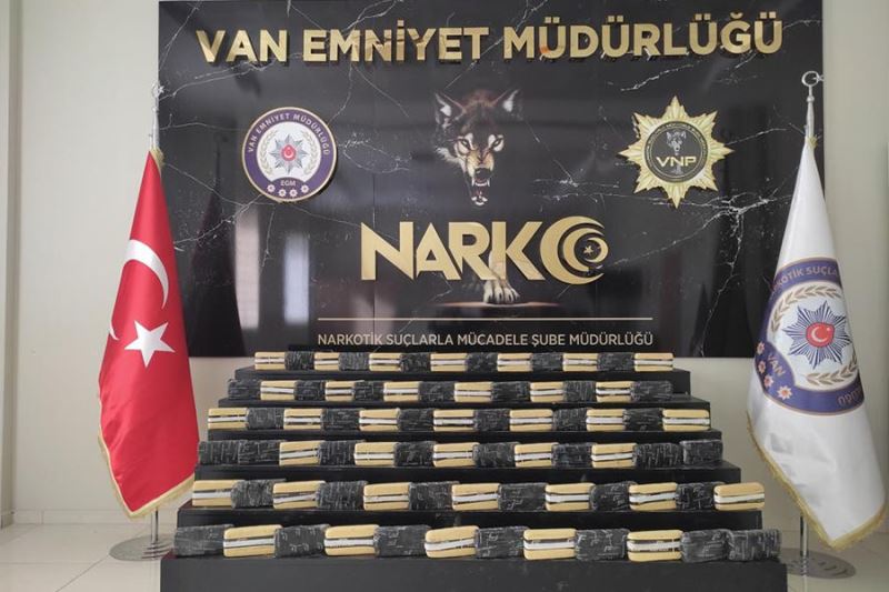 Van’da 158 kilo uyuşturucu ele geçirildi