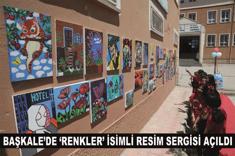 Başkale’de ‘Renkler’ İsimli Resim Sergisi Açıldı